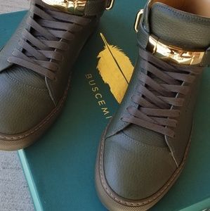 Forest Green Buscemi 100mm sneakers
